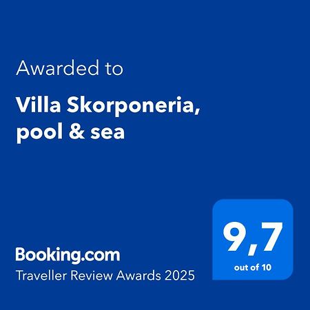 Villa Skorponeria, Pool & Sea Skroponeria Exterior foto